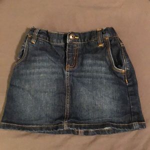 Girls jean skirt skort
